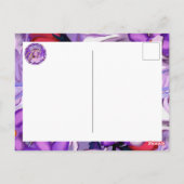 Paars Sun Fairy Briefkaart (Achterkant)