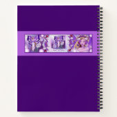 Paars Sun Fairy Notitieboek (Achterkant)