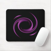 Paars-Swirl-design Mousepad Muismat (Met muis)