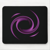 Paars-Swirl-design Mousepad Muismat (Voorkant)