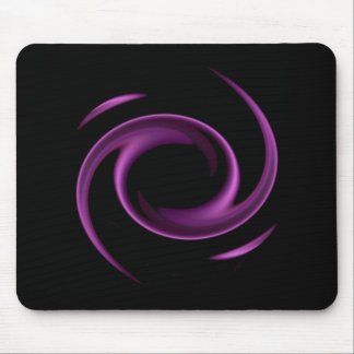 Paars-Swirl-design Mousepad Muismat