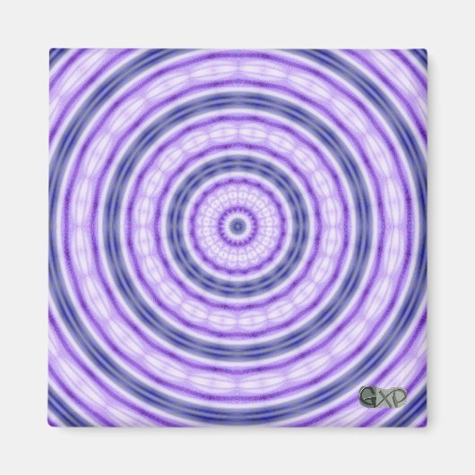 Paars Swirl Magnet (Voorkant)