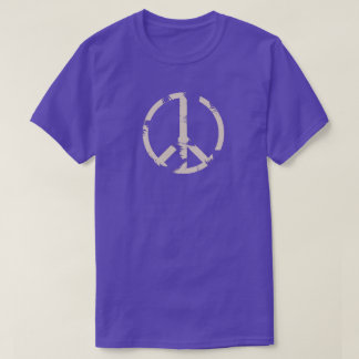 Paars T-shirt voor de vrede
