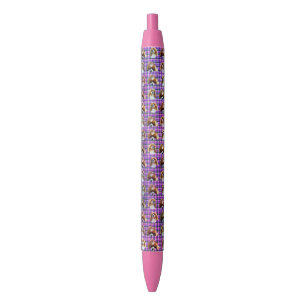 Paars Tartan Cavalier Spaniels Patroon, Pen