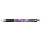 Paars Tartan Patroon Pen (Achterkant)