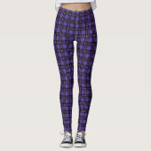 Paars Tartan Pset Leggings (Voorkant)