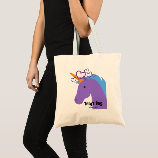 Paars Tas Unicorn (Voorkant (product))
