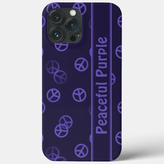 Paars tekentroon met aangepaste tekst Case-Mate iPhone case (Achterkant)