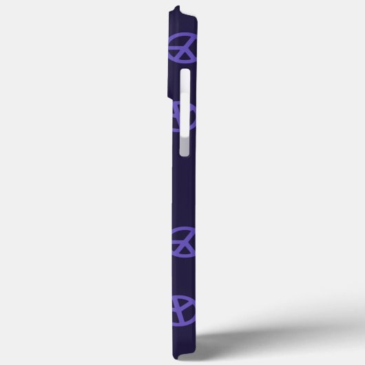 Paars tekentroon met aangepaste tekst Case-Mate iPhone case (Achterkant / Links)