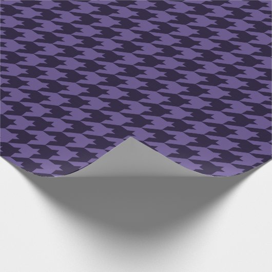 Paars textiel cadeaupapier (Hoek)