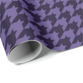 Paars textiel cadeaupapier (Rol Hoek)