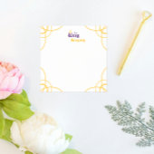 Paars The King Square Post-it Notes