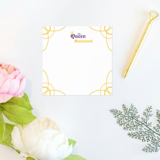 Paars The Queen Square Post-it Notes
