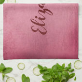  Paars Theedoek (Gevouwen)