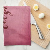  Paars Theedoek (Quarter Fold)