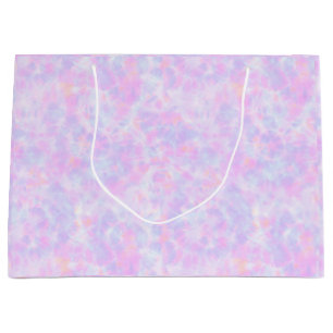 Paars Tie Dye Pattern Groot Cadeauzakje