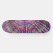 Paars Tie Dye Skateboard (Horizontaal)