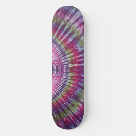 Paars Tie Dye Skateboard (Voorkant)