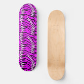 Paars Tijgerhuid Patroonontwerp Persoonlijk Skateboard (Voorkant)