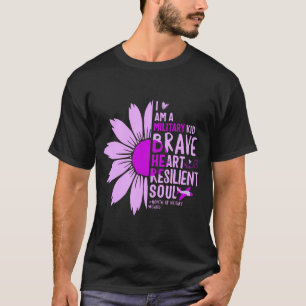 Paars tot Shirt maand militaire Kinderen Awa