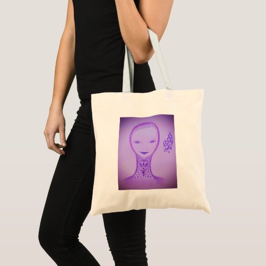 Paars Tote Bag (Voorkant (product))