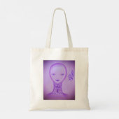 Paars Tote Bag (Achterkant)