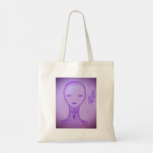 Paars Tote Bag (Achterkant)