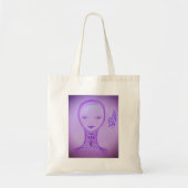 Paars Tote Bag (Voorkant)