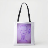 Paars Tote Bag (Voorkant)