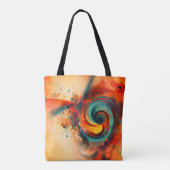 Paars Tote Bag (Achterkant)
