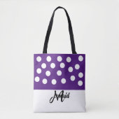 Paars Tote Bag (Voorkant)