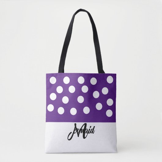 Paars Tote Bag (Voorkant)