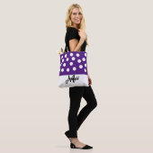 Paars Tote Bag (Op model)