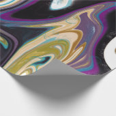 Paars trendontwerp voor marmering cadeaupapier (Hoek)