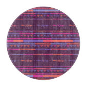 Paars tribaal patroon snijplank (Voorkant)