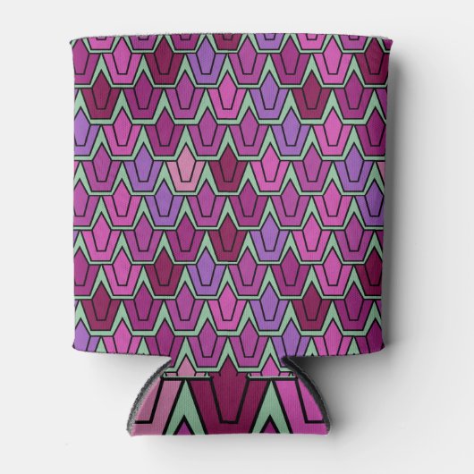 Paars Tulip Field Blikjeskoeler (Voorkant)