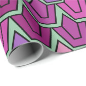 Paars Tulip Field Cadeaupapier (Rol Hoek)