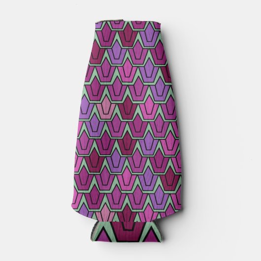 Paars Tulip Field Flesjeskoeler (Voorkant)