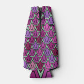 Paars Tulip Field Flesjeskoeler (Achterkant)