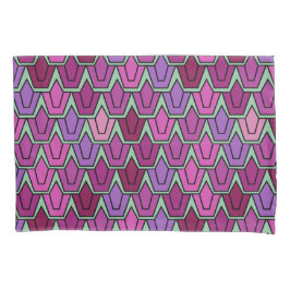 Paars Tulip Field Kussensloop