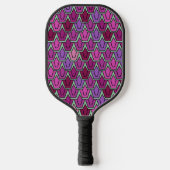 Paars Tulip Field Pickleball Paddle (Voorkant)