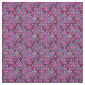 Paars Tulip Field Stof (Swatch)