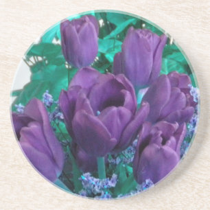 Paars TulpenOnderzetter Zandsteen Onderzetter