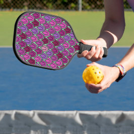 Paars Tulpenveld Pickleball Paddle