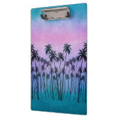 Paars-turquoise Palms Klembord (Links)