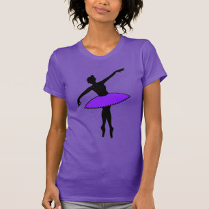 Paars Tutu Ballerina Ballet Dance Teacher Gift T-shirt