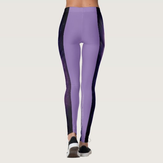 Paars universum leggings (Achterkant)