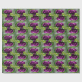 Paars Valentijnsdag met dampvulling Cadeaupapier