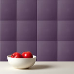 Paars van de donkermeeuw tegeltje<br><div class="desc">Draagbaar paars ontwerp met vast plum,  donker.</div>