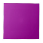 Paars van de schoorsteen (vaste kleur) tegeltje (Voorkant)